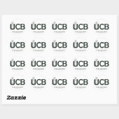 Rond Sticker de la brigade canine debout (Feuille)