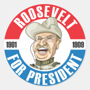 Rond Sticker de la campagne présidentielle américaine :