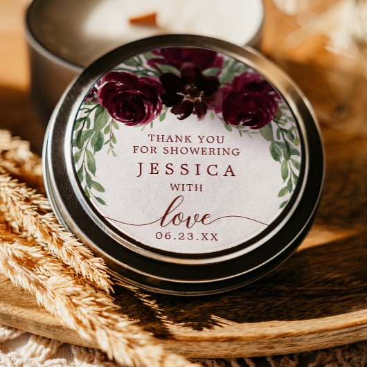 Rond Sticker de la douche d'automne Citrouille de Bourg