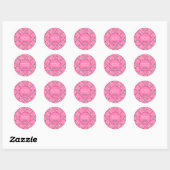 Rond Sticker de la Ligue de Golf Dames (Feuille)