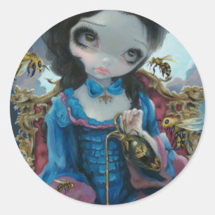 Rond Sticker de la Reine des abeilles