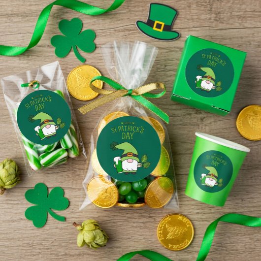 Rond Sticker de la Saint-Patrick