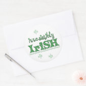 Rond Sticker de la Saint-Patrick (Enveloppe)