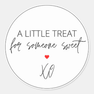 Rond Sticker de la Saint-Valentin