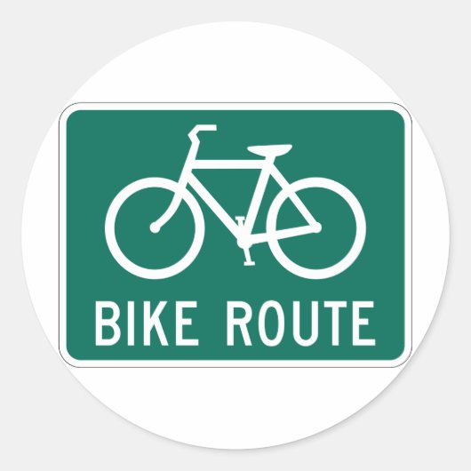 Rond Sticker de la voie cyclable (Devant)