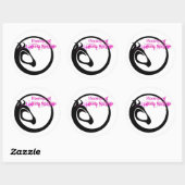 Rond Sticker de Laguna Springs (Feuille)