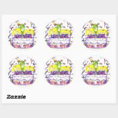 Rond Sticker de l'année bissextile (Feuille)