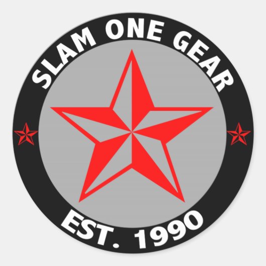 ROND STICKER DE L'AUTOROUTE SLAM ONE (Devant)