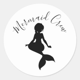 Rond Sticker de l'équipage de sirène