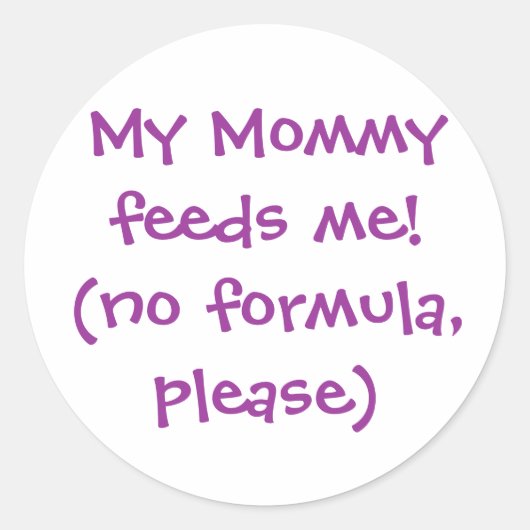 Rond Sticker de l'hôpital pour nourrissons de sensibili (Devant)