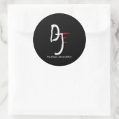 Rond Sticker de logo DJE (6 pack) (Sac)