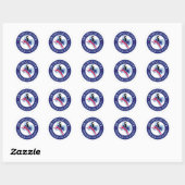 Rond Sticker de logo ECDP Round (Feuille)