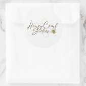 Rond Sticker de logo HoneyComb Studios (Sac)