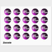 Rond Sticker de logo Jazz Ain't Dead (Feuille)