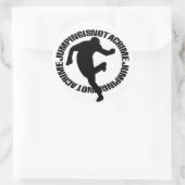 Rond Sticker de logo Jumpstyle officiel (Sac)