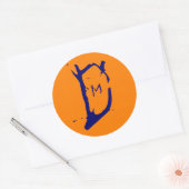 Rond Sticker de logo Musashi Designs (Enveloppe)