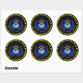 Rond Sticker de logo officiel MDSPOSA (Feuille)