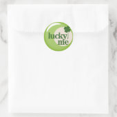 Rond Sticker de Lucky Me St Paddy (Sac)
