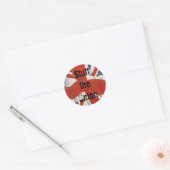 Rond Sticker de l'Union écossaise pour l'indépendance (Enveloppe)