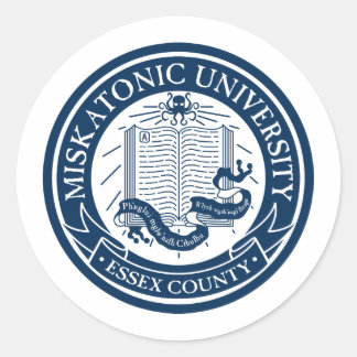 Rond Sticker de l'université Miskatonic