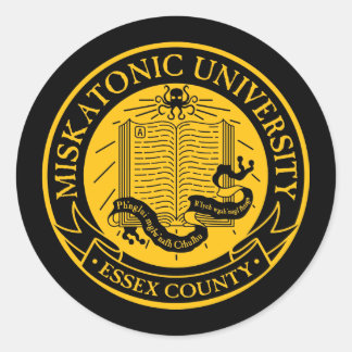 Rond Sticker de l'université Miskatonic