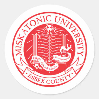 Rond Sticker de l'université Miskatonic