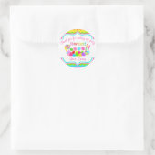 Rond Sticker de magasin sucré Chevron (Sac)