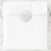 Rond Sticker de mariage de printemps avec Mariage blanc (Sac)