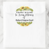 Rond Sticker de Memoriam (Sac)