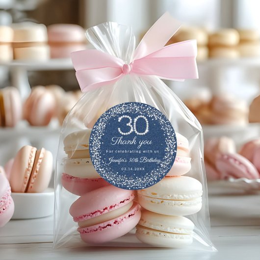 Rond Sticker de Merci Diamonds & Denim 30e Anniversaire