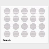 Rond Sticker de Merci officiel (Feuille)