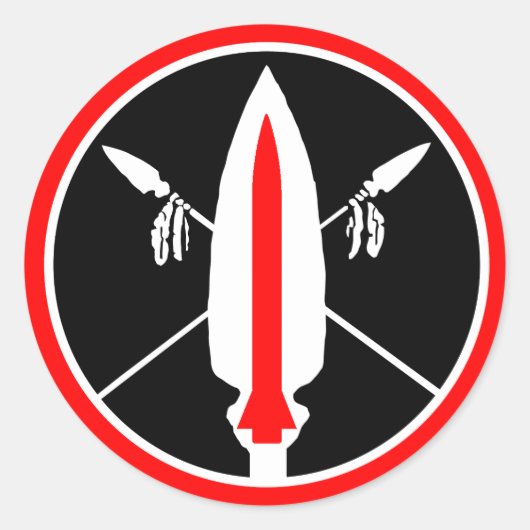 Rond Sticker de missile Lance (Devant)