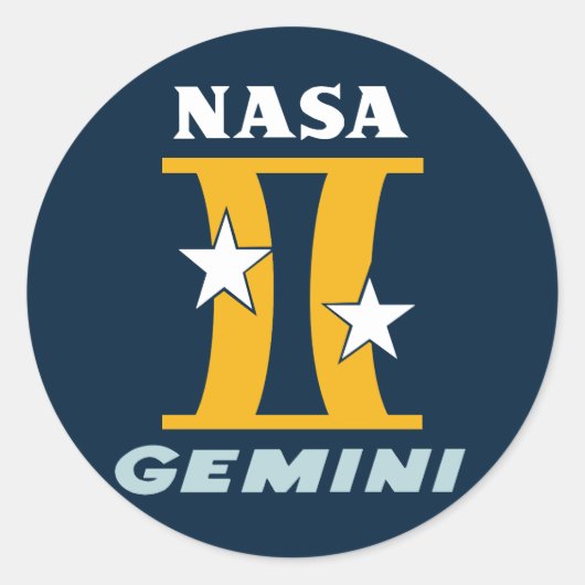 Rond Sticker de mission Gemini (Devant)