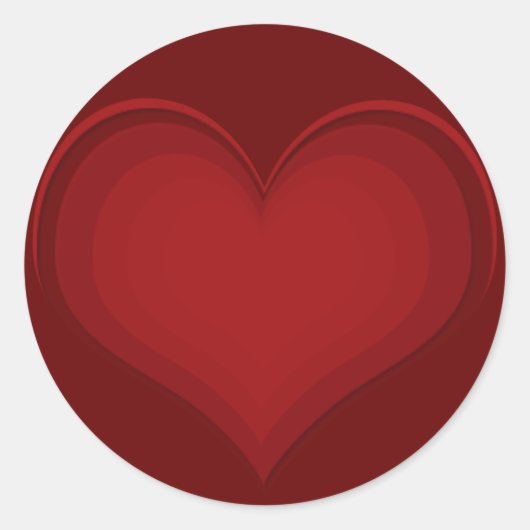 Rond Sticker de mon coeur (Devant)