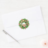 Rond Sticker de Noël (Enveloppe)