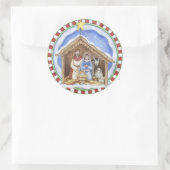 Rond Sticker de Noël (Sac)