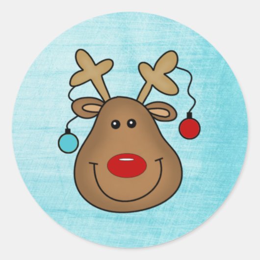 Rond Sticker de Noël (Devant)