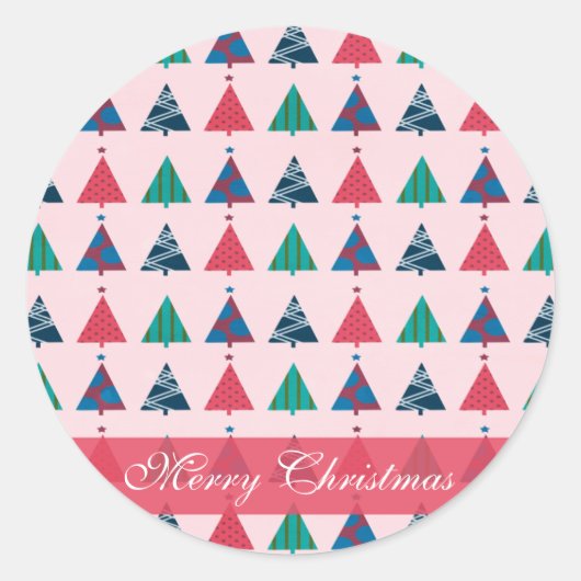 Rond Sticker de Noël (Devant)