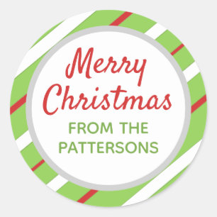 Rond Sticker de Noël (20)