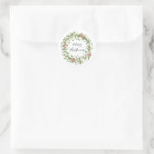 Rond Sticker de Noël | Conception 1 (Sac)