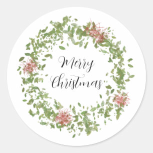 Rond Sticker de Noël Conception 1