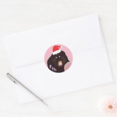 Rond Sticker de Noël de Garden Mole (Enveloppe)