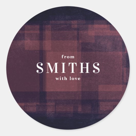 Rond Sticker de Noël de la Marine Chalk (Devant)