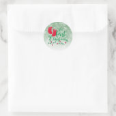 Rond Sticker de Noël pour bébé (Sac)