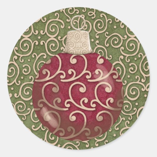 Rond Sticker de Noël - SRF (Devant)