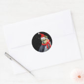 Rond Sticker de Noël très Berry (Enveloppe)