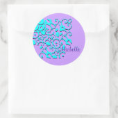 Rond Sticker de nom de Michelle Designer (Sac)