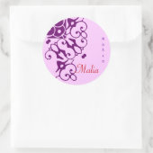 Rond Sticker de nom du concepteur Malia (Sac)