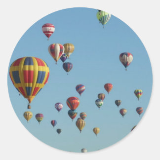 Rond Sticker de nombreux petits ballons
