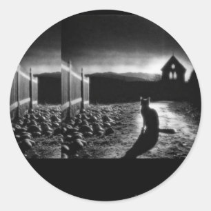 Rond Sticker De Nuit